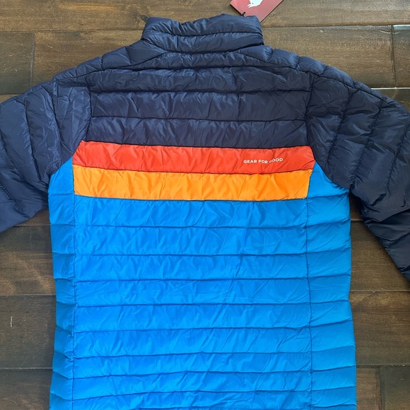 Cotopaxi Fuego Puffer Jacket Blue and Orange Insulated Quilted - Picture 4 of 4